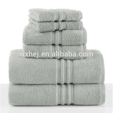 Chine fournisseur pas cher mince blanc 100% coton satin gear serviettes de bain